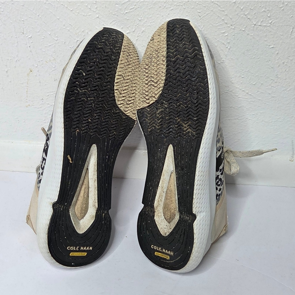 Cole Haan Animal Print Zerøgrand Winner Tennis Sneaker Women's Size 5 - Picture 8 of 10